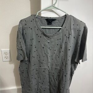 Marc Jacobs Gray Star Print Men's Tee